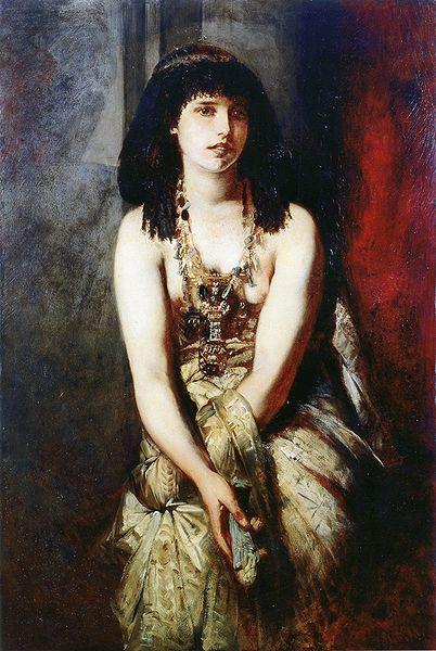 Makart, Hans An Egyptian Princess oil painting image